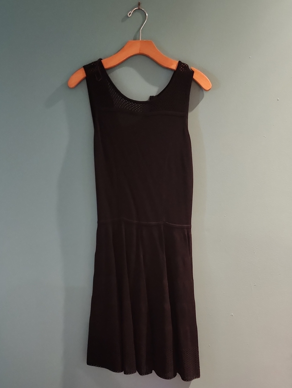 Black Sleeveless Knit Dress - Brand Unknown
